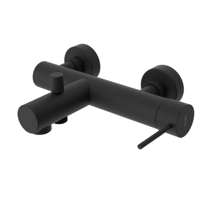 ULTRAMIX bateria wannowa ścienna, czarny mat