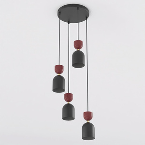 GAUDI 4PREM BLACK BURGUNDY