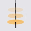 Lampa wisząca FELTRO 1 czarna/żółta