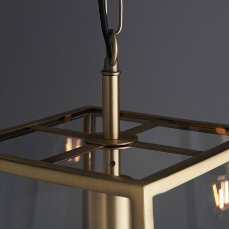 Hurst Pendant Light Antique Brass