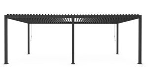 Pergola ogrodowa BIZZOTTO OCEAN 3,6X7,2 – antracytowy