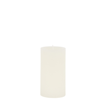 Pillar Candle Rustic White (2pk) 70x70x130mm
