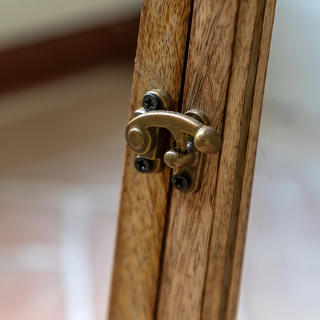 Ayna Wooden Lantern 230x230x525mm