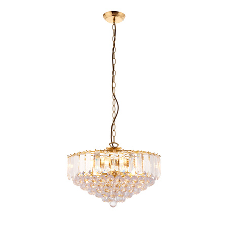 Fargo 6 Pendant Light Brass