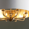 Highclere 8 Pendant Light Antique Brass 550-1730mm