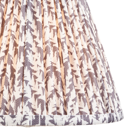 Leaf Shade Pearl Grey Fabric 185x125x250mm