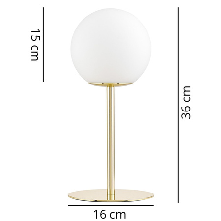 NOWOCZESNA LAMPA BIURKOWA KLASYCZNE ZŁOTO FREDICA SLIM