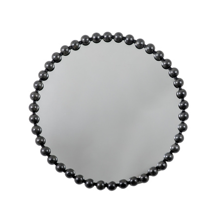 Lustro Ceretti okrągłe czarne 800 x 50 x 800 mm