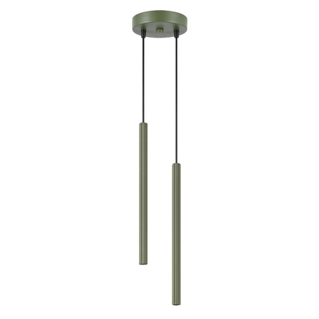 Lampa wisząca ARCHE 2P zielona oliwka