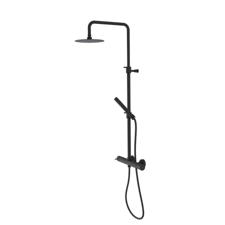 ULTRATAP zestaw prysznicowy z baterią dźwigniową, czarny mat