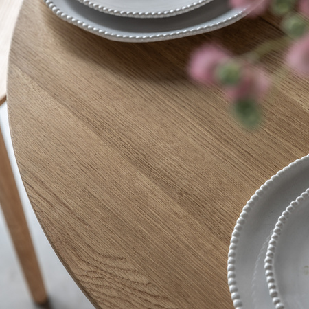 Craft Folding Dining Table Natural 1000x1000x750mm