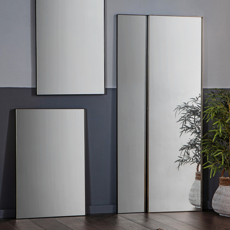 Lustro Hurston czarne 600 x 30 x 900 mm