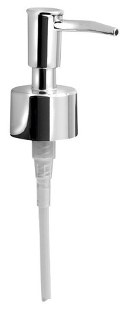 Pompka do dozownika mydła, plastik, chrom