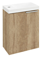 LATUS X szafka umywalkowa 39,4x50x22cm, dąb Alabama