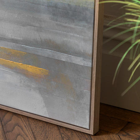 Obraz w ramie „Modern Sunset” – naturalny, 70 × 3 × 90 cm, zestaw 2 szt.