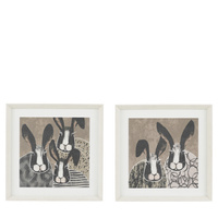 Animal Antics II Framed Art Set of 2