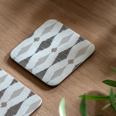 Geo Monochrome Placemat and Coaster Set