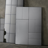 Czarne lustro Broadheath 810 x 1220 mm