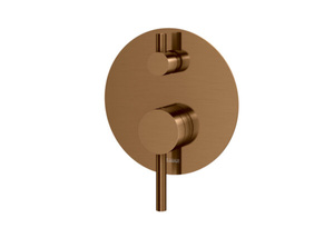 Axel Brushed Copper Bateria wannowa z 3 wyjściami