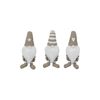 Wieszak na doniczkę Gerald Gonk, beżowy (zestaw 3 szt.) 45 x 35 x 95 mm