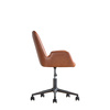 Krzesło obrotowe Faraday w kolorze brązowym