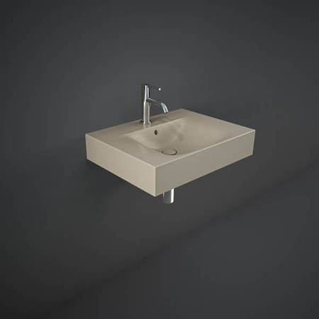DES Umywalka podwiesz.nablat.61x46cm z otworem cappuccino mat