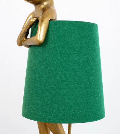 KARE lampa stołowa RABBIT 68 cm  złota / zielona