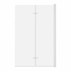 Parawan nawannowy 2-panelowy składany JEZIORAK 100 cm Biały