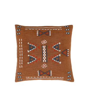 Arlo Embellished Cushion Brown 500x500mm