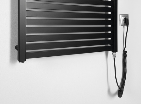 TONDI-E grzejnik elektryczny 600x970 mm, 400 W, czarny mat