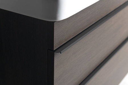 SITIA szafka umywalkowa 101,4x50x44,2cm, 2 szuflady, sosna rustykalna