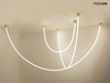 MOOSEE lampa wisząca LASSO 400 Smart      złota