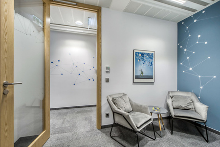 Fotel FLUENCE – tapicerka welurowa, kolor szary