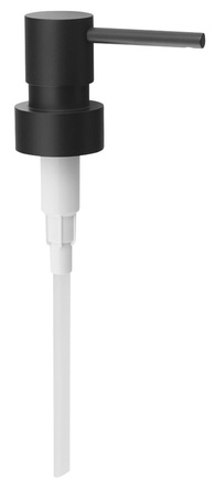 Pompka do dozownika mydła, metal, czarny mat