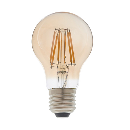 E27 LED Filament GLS 105x60mm Amber Glass