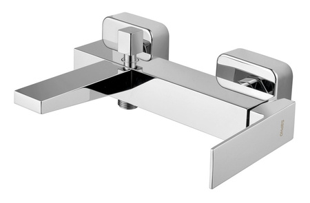SPECTRE bateria wannowa ścienna, chrom