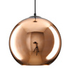 Lampa wisząca MIRROR GLOW - M miedziana 30 cm
