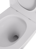 Miska WC VORTEX z deską biały połysk AMARO TR2217R