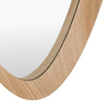 Cedar Elipse Mirror Oak 400x60x1200mm