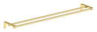 Zen Uchwyt na ręcznik podwójny 800 mm (Szczotkowany mosiądz)