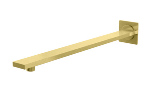 EXPERIENCE Gold Brushed Ramię ścienne do deszczownicy kwadratowe - 38 cm