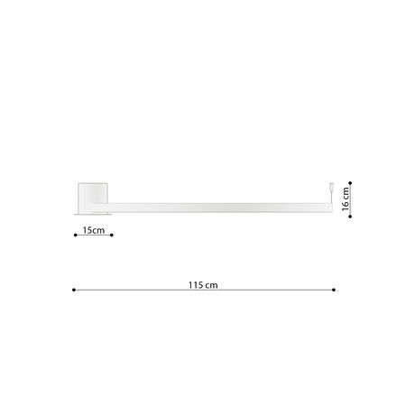 Plafon RIO 110 beżowy LED 3000K
