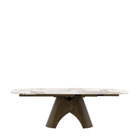 Bresso Dining Table Bronze 1600/2400x900x760mm