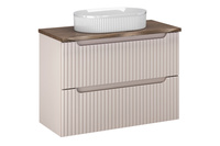 Zestaw meblowy 80cm z blatem i umywalką nablatową Beyond