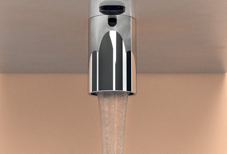 TOWEL Szafka z lustrem 90cm z automatycznym dozownikiem mydła, z baterią i dozownikiem ręczników papierowych