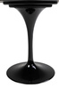 Stół TULIP czarny 100  - MDF