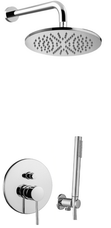 Zesta natryskowy podtynkowy L-400mm fi-22,5cm-Emmevi Rubinetterie/Piper