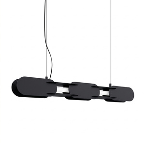 Lampa wisząca CHAIN 91 czarna LED 3000K