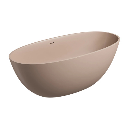 SHELL M+ wanna wolnostojąca z przelewem, 160 x 75 cm, dune beige mat