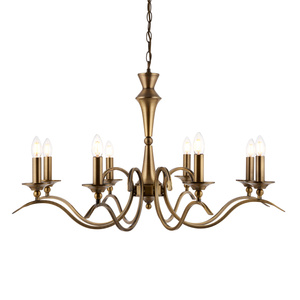 Kora 8 Pendant Light Antique Brass
